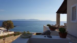 a view of the ocean from a house at Almyra Kythera in Agia Pelagia Kythira