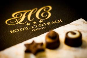 a close up of a hotel continental box with chocolates at Hotel Centrale in Trieste