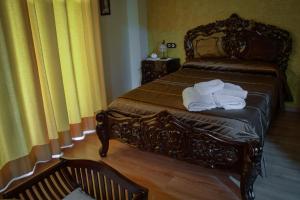 Postel nebo postele na pokoji v ubytování Casa Rural Teresa