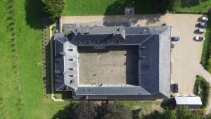 Château de Grandvoirの鳥瞰図