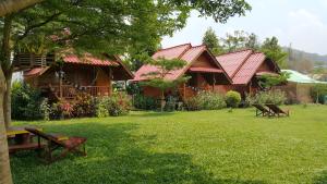 Zahrada ubytování Phu View Guesthouse