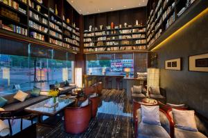 Posezení v ubytování Yiwu Kasion Purey Hotel