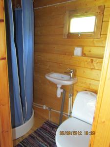 Koupelna v ubytování Bondegårdsparken Farm Holiday