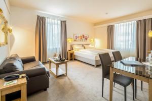 Postel nebo postele na pokoji v ubytování Best Western Hotel Mainz + 37 fotografií