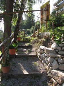 Zahrada ubytování Residence Bucaneve
