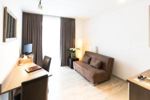 TV a/nebo společenská místnost v ubytování Hotel Palko