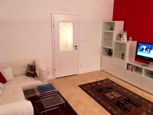 Televízia a/alebo spoločenská miestnosť v ubytovaní Apartment Philadelphia Vienna