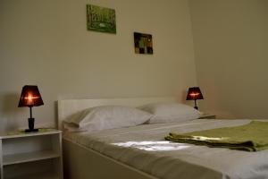 Postel nebo postele na pokoji v ubytování Aurelia Apartment