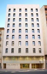 a rendering of the front of the hotel margarita at Hotel Murrieta in Logroño