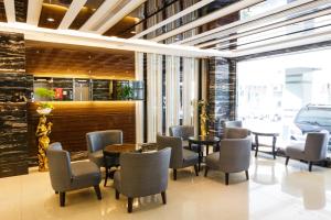 Posezení v ubytování 宜都大飯店 Idol Hotel