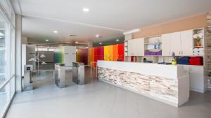 Kuchyň nebo kuchyňský kout v ubytování Hotel Matija Gubec