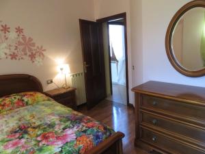 A bed or beds in a room at La Palma