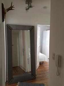 Postel nebo postele na pokoji v ubytování Ferienwohnung West