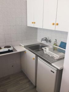 Η κουζίνα ή μικρή κουζίνα στο Nautilus Tourist Apartments
