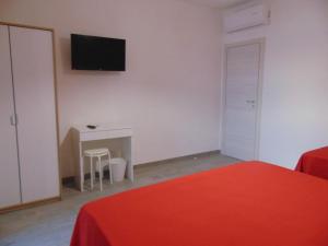 TV a/nebo společenská místnost v ubytování Vista Mare B&B