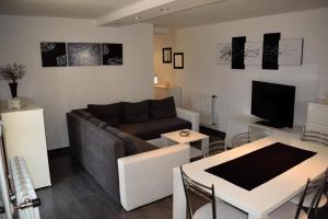 TV a/nebo společenská místnost v ubytování Aurelia Apartment