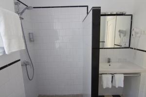 Koupelna v ubytování Hotel Finlandia