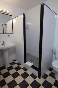 Koupelna v ubytování Hotel Finlandia