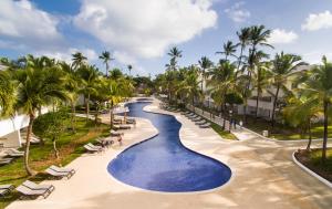 a view of a resort canal with palm trees at Occidental Punta Cana - All Inclusive in Punta Cana