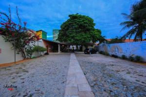 O edifício onde a estalagem está situado