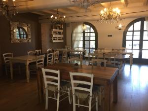 ห้องอาหารหรือที่รับประทานอาหารของ Agriturismo Corte Rocca