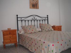 Ένα ή περισσότερα κρεβάτια σε δωμάτιο στο Atico Las Gavias