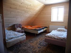 Krevet ili kreveti u jedinici u objektu Horský Wigwam Geronimo