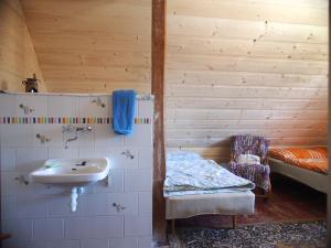 Koupelna v ubytování Horský Wigwam Geronimo