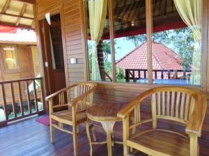 En balkon eller terrasse på Starfish Lembongan