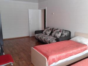 Cama o camas de una habitación en Apartment on prospekt Mira 24