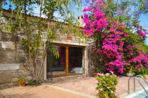 Villa Mandarin by Important Group Travel في بيتيس: مبنى عليه ورد وردي