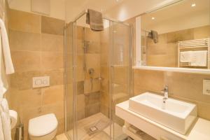 Koupelna v ubytování Garni Hotel Kessler