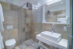 Koupelna v ubytování Garni Hotel Kessler