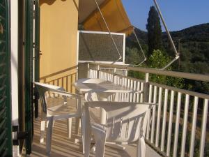 Balkon lub taras w obiekcie Evridiki Apartments