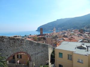 a view of the city of dubrovnik from the city walls at Hotel Gino in Noli