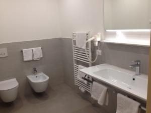 Koupelna v ubytování Hotel Silvana
