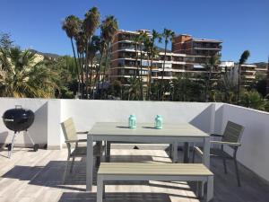 Balkon lub taras w obiekcie Pedregalejo Beach House