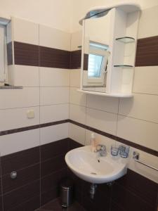 Et badeværelse på Guest House Pavkovic