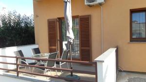 Balkón nebo terasa v ubytování Apartments Tea
