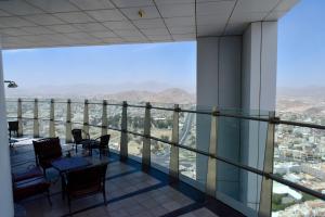 a view from the top of a building at Awaliv International Hotel in Taif