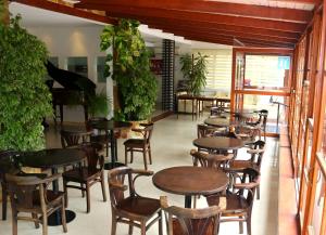 Um restaurante ou outro lugar para comer em Hotel San Martin