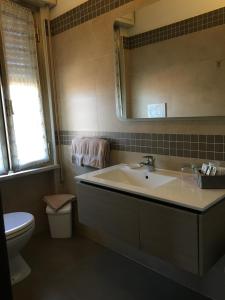 Koupelna v ubytování Hotel Margherita Meublè