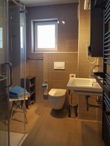 Koupelna v ubytování Appartements Onyx