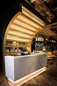 Ο χώρος του lounge ή του μπαρ στο AONE Hotel