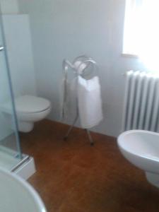 Koupelna v ubytování Residence Rotonda