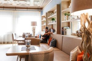 Część wypoczynkowa w obiekcie Hotel Streklhof