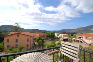 a view from the balcony of a house at locations calenzana in Calenzana