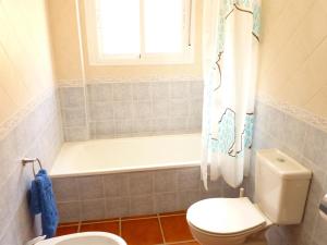 A bathroom at Holiday Home in Canillas near Beach