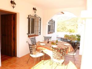 A balcony or terrace at Holiday Home in Canillas near Beach
