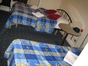 Postel nebo postele na pokoji v ubytování Hotel Sophia